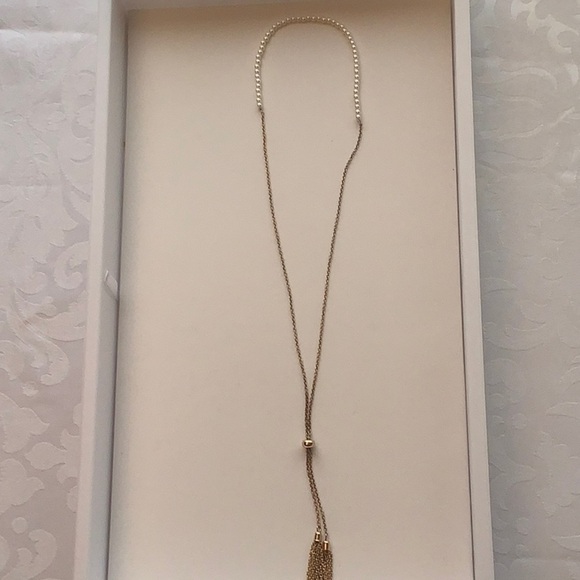 Park Lane Braelyn Gold/ pearl Necklace - Picture 2 of 9